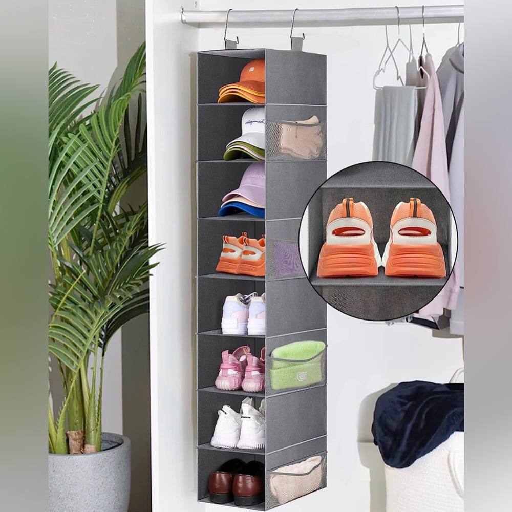 Hanging Shoe, clothing closet Organizer